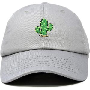 image:imageDALIX Saguaro Cactus Hat Womens Succulent Washed Baseball CapGray