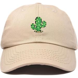 image:imageDALIX Saguaro Cactus Hat Womens Succulent Washed Baseball CapKhaki
