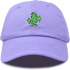 image:imageDALIX Saguaro Cactus Hat Womens Succulent Washed Baseball CapLavender
