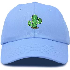 image:imageDALIX Saguaro Cactus Hat Womens Succulent Washed Baseball CapLight Blue