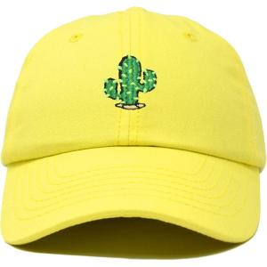 image:imageDALIX Saguaro Cactus Hat Womens Succulent Washed Baseball CapMinion Yellow