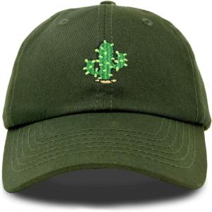 image:imageDALIX Saguaro Cactus Hat Womens Succulent Washed Baseball CapOlive
