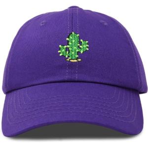 image:imageDALIX Saguaro Cactus Hat Womens Succulent Washed Baseball CapPurple