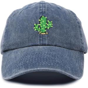 image:imageDALIX Saguaro Cactus Hat Womens Succulent Washed Baseball CapWashed Navy Blue