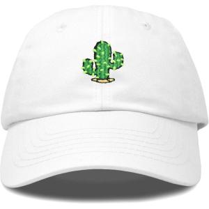 image:imageDALIX Saguaro Cactus Hat Womens Succulent Washed Baseball CapWhite