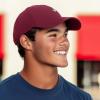 image:imageDALIX Dinosaur Track Footprint Embroidered Adjustable Cotton Twill Dad Hat for MenMaroon