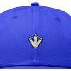 image:imageDALIX Dinosaur Track Footprint Embroidered Adjustable Cotton Twill Dad Hat for MenRoyal Blue