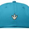 image:imageDALIX Dinosaur Track Footprint Embroidered Adjustable Cotton Twill Dad Hat for MenTeal