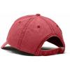 image:imageDALIX Dinosaur Track Footprint Embroidered Adjustable Cotton Twill Dad Hat for MenWashed Red