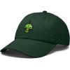 image:imageDALIX Duder Alien Embroidered Cotton Space UFO Outdoor Baseball Cap Dad Hat MensDark Green