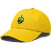 image:imageDALIX Duder Alien Embroidered Cotton Space UFO Outdoor Baseball Cap Dad Hat MensGold
