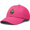 image:imageDALIX Duder Alien Embroidered Cotton Space UFO Outdoor Baseball Cap Dad Hat MensHot Pink