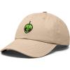 image:imageDALIX Duder Alien Embroidered Cotton Space UFO Outdoor Baseball Cap Dad Hat MensKhaki