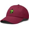 image:imageDALIX Duder Alien Embroidered Cotton Space UFO Outdoor Baseball Cap Dad Hat MensMaroon