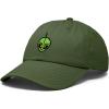 image:imageDALIX Duder Alien Embroidered Cotton Space UFO Outdoor Baseball Cap Dad Hat MensOlive