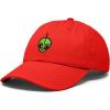 image:imageDALIX Duder Alien Embroidered Cotton Space UFO Outdoor Baseball Cap Dad Hat MensRed