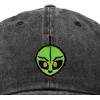 image:imageDALIX Duder Alien Embroidered Cotton Space UFO Outdoor Baseball Cap Dad Hat MensWashed Black