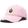 image:imageDALIX Duder Alien Embroidered Cotton Space UFO Outdoor Baseball Cap Dad Hat MensWashed Pink