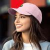 image:imageDALIX Duder Alien Embroidered Cotton Space UFO Outdoor Baseball Cap Dad Hat MensWashed Pink