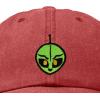 image:imageDALIX Duder Alien Embroidered Cotton Space UFO Outdoor Baseball Cap Dad Hat MensWashed Red