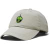 image:imageDALIX Duder Alien Embroidered Cotton Space UFO Outdoor Baseball Cap Dad Hat MensWashed Stone White
