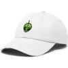 image:imageDALIX Duder Alien Embroidered Cotton Space UFO Outdoor Baseball Cap Dad Hat MensWhite