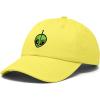 image:imageDALIX Duder Alien Embroidered Cotton Space UFO Outdoor Baseball Cap Dad Hat MensYellow