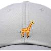 image:imageDALIX Giraffe Embroidered Dad Hat Cotton Baseball Cap WomenGray