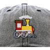 image:imageDALIX Train Cotton Dad Hat Adjustable Soft Baseball Cap MensWashed Black