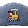 image:imageDALIX Train Cotton Dad Hat Adjustable Soft Baseball Cap MensWashed Navy Blue