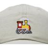 image:imageDALIX Train Cotton Dad Hat Adjustable Soft Baseball Cap MensWashed Stone White