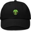 image:imageDALIX Duder Alien Embroidered Cotton Space UFO Outdoor Baseball Cap Dad Hat MensBlack
