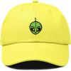 image:imageDALIX Duder Alien Embroidered Cotton Space UFO Outdoor Baseball Cap Dad Hat MensYellow