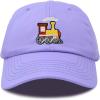 image:imageDALIX Train Cotton Dad Hat Adjustable Soft Baseball Cap MensLavender