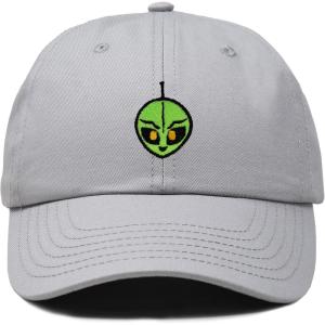 image:imageDALIX Duder Alien Embroidered Cotton Space UFO Outdoor Baseball Cap Dad Hat MensGray
