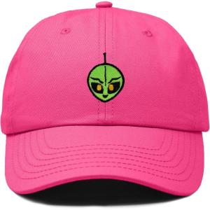 image:imageDALIX Duder Alien Embroidered Cotton Space UFO Outdoor Baseball Cap Dad Hat MensHot Pink