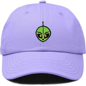 image:imageDALIX Duder Alien Embroidered Cotton Space UFO Outdoor Baseball Cap Dad Hat MensLavender