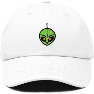 image:imageDALIX Duder Alien Embroidered Cotton Space UFO Outdoor Baseball Cap Dad Hat MensWhite
