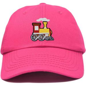 image:imageDALIX Train Cotton Dad Hat Adjustable Soft Baseball Cap MensHot Pink