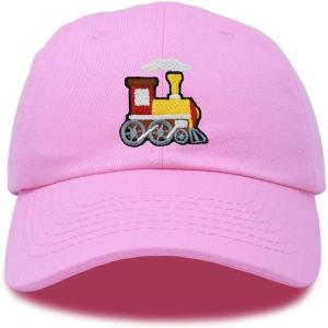 image:imageDALIX Train Cotton Dad Hat Adjustable Soft Baseball Cap MensLight Pink