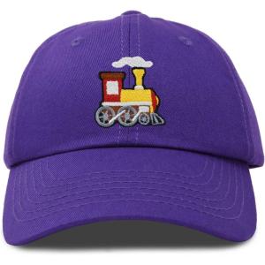 image:imageDALIX Train Cotton Dad Hat Adjustable Soft Baseball Cap MensPurple