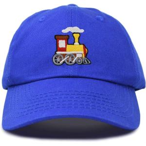 image:imageDALIX Train Cotton Dad Hat Adjustable Soft Baseball Cap MensRoyal Blue