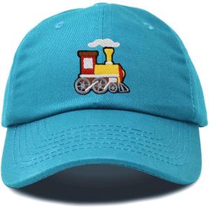 image:imageDALIX Train Cotton Dad Hat Adjustable Soft Baseball Cap MensTeal