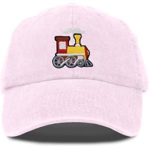 image:imageDALIX Train Cotton Dad Hat Adjustable Soft Baseball Cap MensWashed Pink
