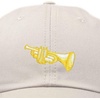 image:imageDALIX Brass Trumpet Ball Cap Embroidered HatBeige