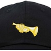 image:imageDALIX Brass Trumpet Ball Cap Embroidered HatBlack