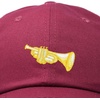 image:imageDALIX Brass Trumpet Ball Cap Embroidered HatMaroon