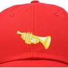 image:imageDALIX Brass Trumpet Ball Cap Embroidered HatRed
