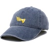 image:imageDALIX Brass Trumpet Ball Cap Embroidered HatWashed Navy Blue