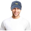 image:imageDALIX Brass Trumpet Ball Cap Embroidered HatWashed Navy Blue